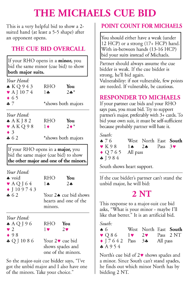 Sample Bridge Lessons